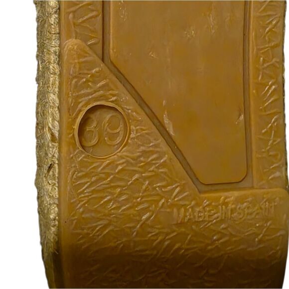 BIANKINA Vegan Organic Navy Slip-On Espadrilles - Size 39 (8) - Picture 6 of 8